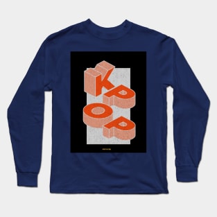 k-pop is cool T-shirt Long Sleeve T-Shirt